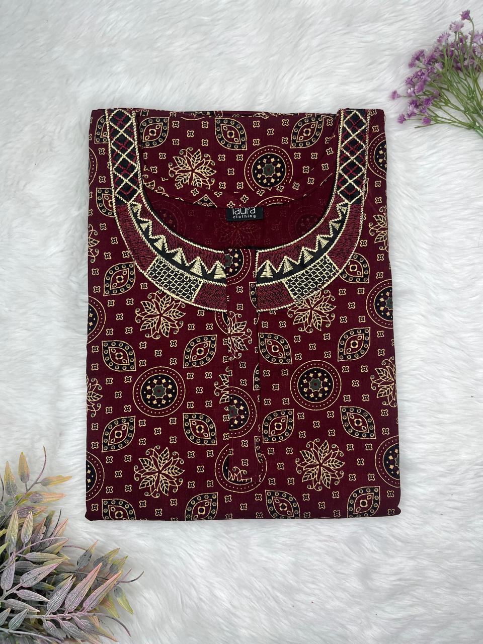 Embroidery Nighty